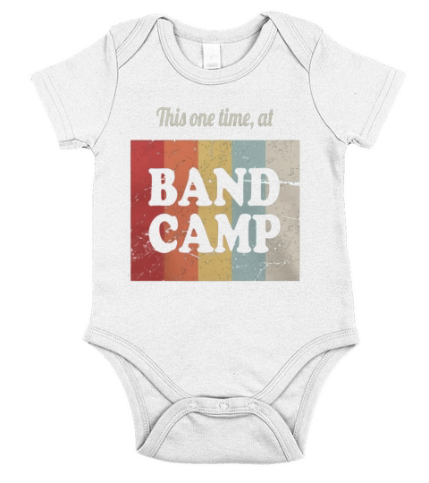 this one time at band camp marching band Short Sleeve Baby One-Piece