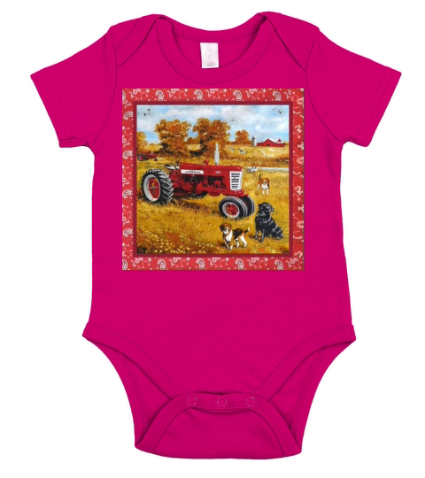 Tractor TN2211051T Bedding Sets Short Sleeve Baby One-Piece