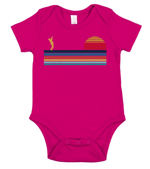 Trumpet Player Retro Vintage Short Sleeve Baby One-Piece