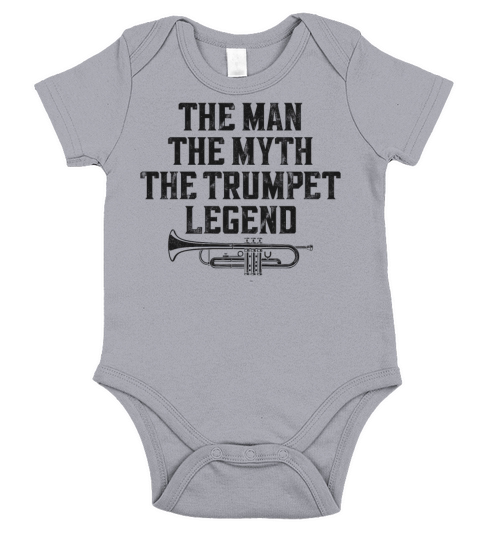 Trumpet Player Vintage The Man The Short Sleeve Baby One-Piece