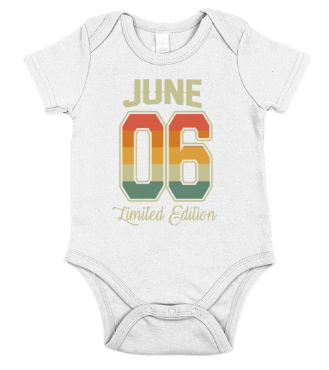 Vintage 16th Birthday June 2006 Sports Gift Short Sleeve Baby One-Piece