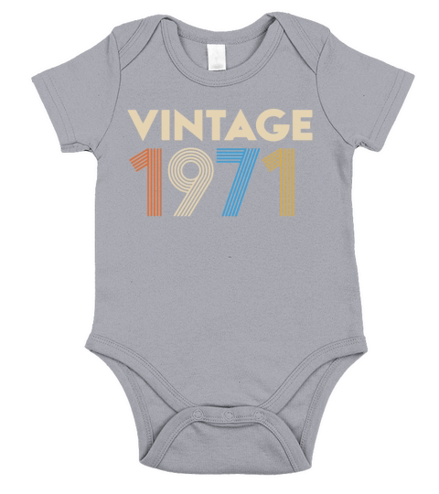 Vintage 1971 Short Sleeve Baby One-Piece