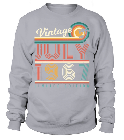 1967 In July Vintage Sweatshirt Unisex