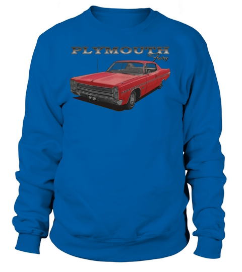 1968 Plymouth Fury Red Sweatshirt Unisex