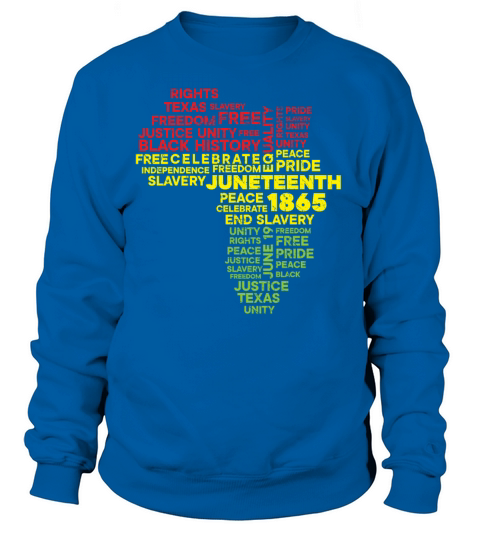 Black Pride Freedom African American Juneteenth Sweatshirt Unisex