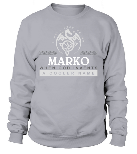 Funny Vintage Style Tshirt for MARKO Sweatshirt Unisex