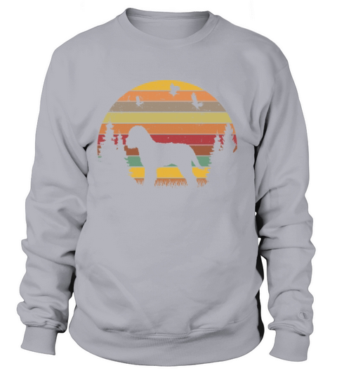 Lagotto Romagnolo Retro Truffle Search Dog Vintage Sweatshirt Unisex
