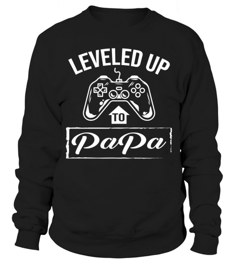 New Papa Level Up To Papa 2020 Sweatshirt Unisex