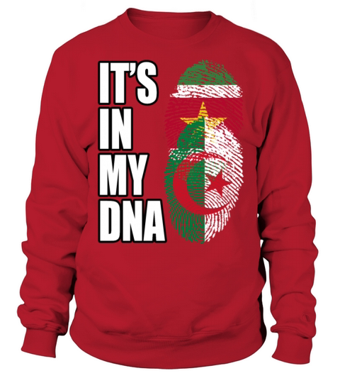 Surinamese And Algerian Vintage Heritage DNA Flag Sweatshirt Unisex