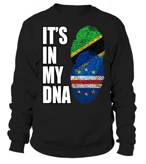 Tanzanian And Cabo Verdean Vintage Heritage DNA Fl Sweatshirt Unisex