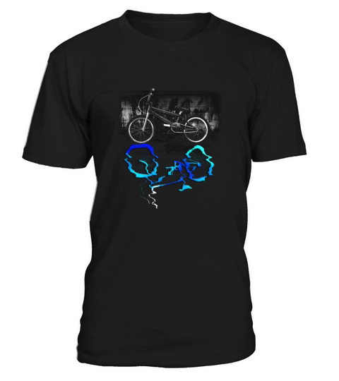 BMX Bike Sport Colored Reflection T-shirt T-Shirt Unisex