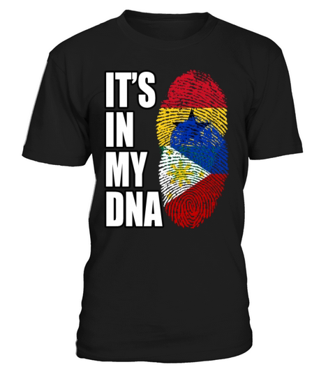 Ghanaian And Filipino Mix Heritage DNA Flag T-Shirt Unisex