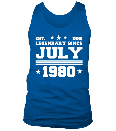 42nd birthday July vintage 1980 gift idea Tank Top Unisex