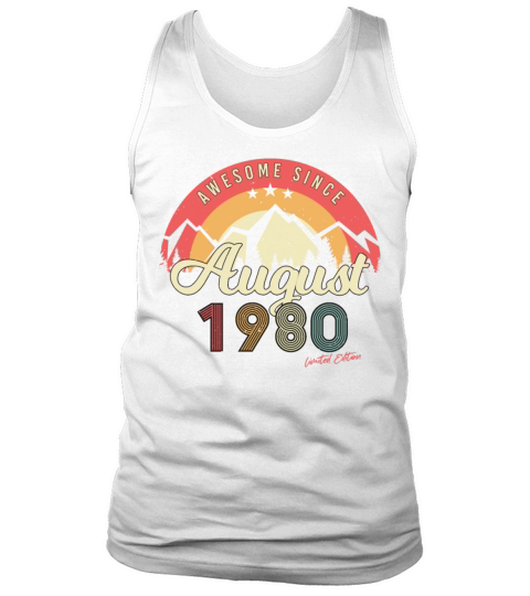 August 1980 Limited Edition Tank Top Unisex