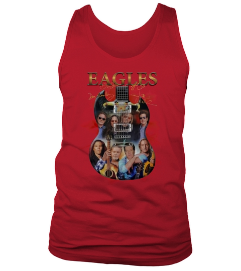 Eagles Rock band guitar signatures shirt - Unisex Long Sleeve Tank Top Unisex