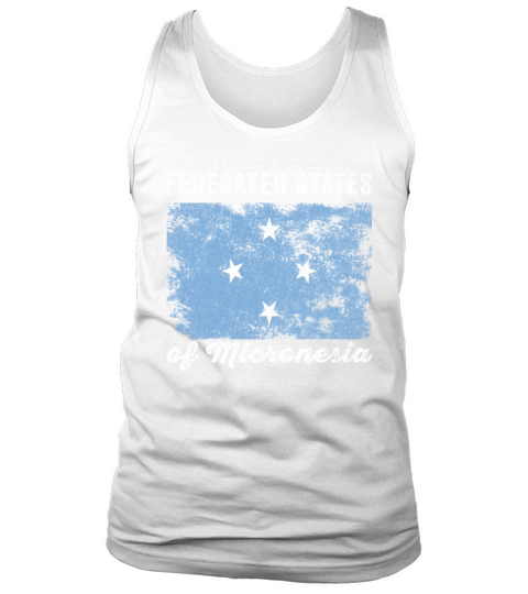 Federated States of Micronesia Flag Tank Top Unisex