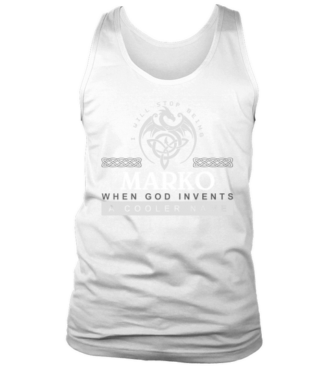 Funny Vintage Style Tshirt for MARKO Tank Top Unisex