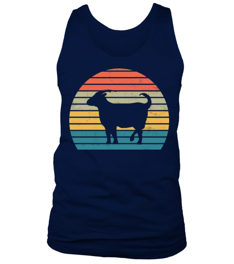 Goat Lover Gift Funny Retro Vintage Farm T Shirt Tank Top Unisex
