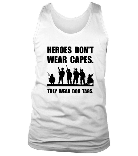 Heroes Wear Dog Tags Tank Top Unisex