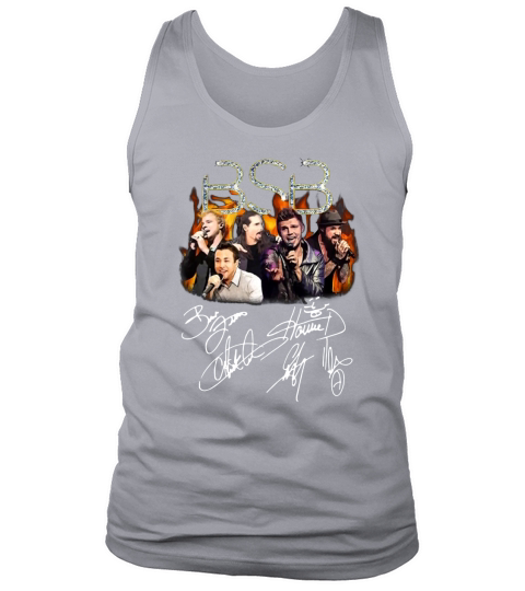 Intage 90’s Backstreet Boys BSB band signature shirt Tank Top Unisex