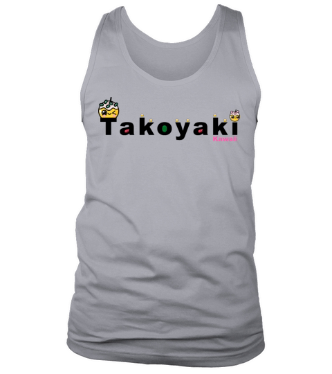 Kawaii Takoyaki Cute Japanese Food Vintage Design Tank Top Unisex