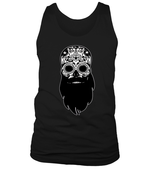 SKULL BEARD Tank Top Unisex