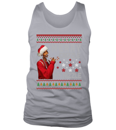 SNOOP DOGG MERRY CRIZZLE MY NIZZLE CHRISTMAS Tank Top Unisex