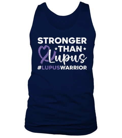 Stronger Than Lupus Awareness Autoimmune Disease Tank Top Unisex