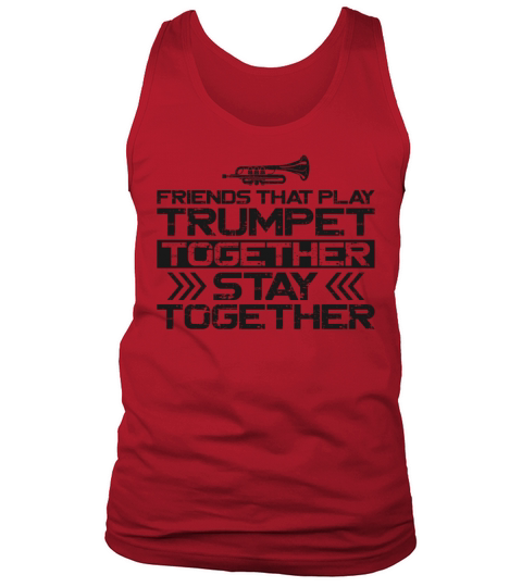 Trumpet Player Besties Vintage Tank Top Unisex
