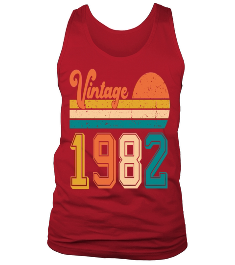 Vintage 1982 birthday gift Tank Top Unisex