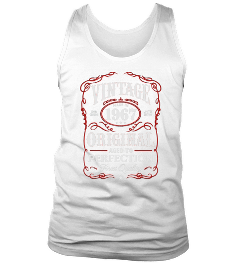 Vintage Made In 1967 Birthday Gift T-Shirt Tank Top Unisex