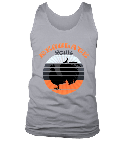 Vintage Regulate Your Chicken Rooster Reproductive Tank Top Unisex