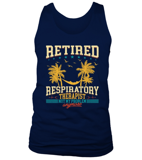 Vintage Style Retired Respiratory Therapist RT Tank Top Unisex
