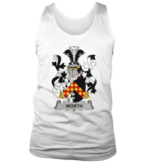 Worth Family Crest Irish Family Crests II Tank Top Unisex