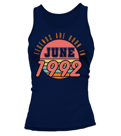 1992 vintage born in June gift Tank top Woman