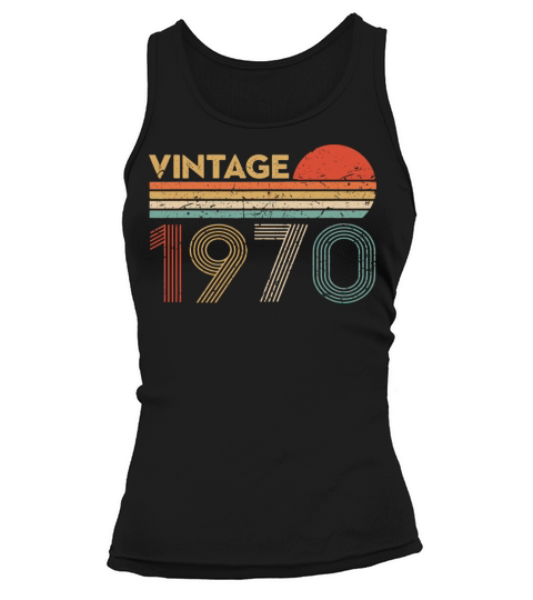 50 Year Old Birthday Vintage Classic Born In 1970 Tank top Woman