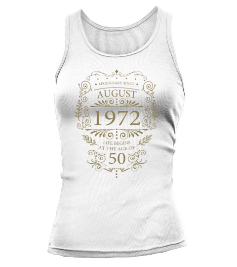 60th Birthday Gift Ideas Born in 1972 Sayings Tank top Woman