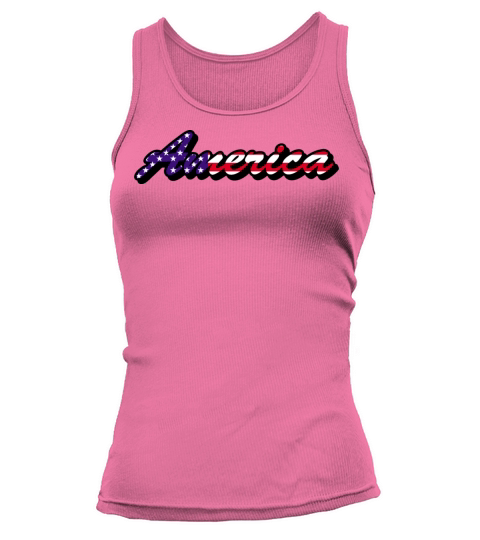 AMERICA RETRO Crop Tops 4th of July Tank top Woman