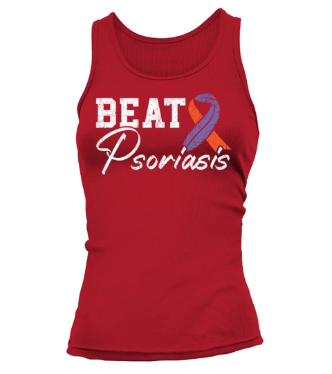Beat Psoriasis Skin Disease Psoriasis Awareness Tank top Woman