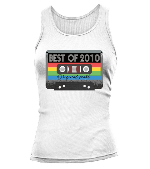 Best Of 2010 Vintage Cassette Retro Birthday Tank top Woman