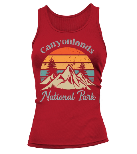 Canyonlands National Park Retro Vintage Mountain S Tank top Woman