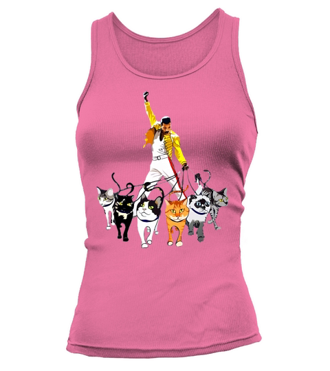 Freddie Mercury and cats shirt Tank top Woman