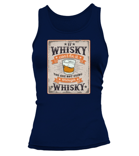 Funny Whisky Drinking Quote Vintage Tank top Woman