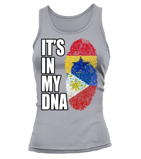 Ghanaian And Filipino Mix Heritage DNA Flag Tank top Woman
