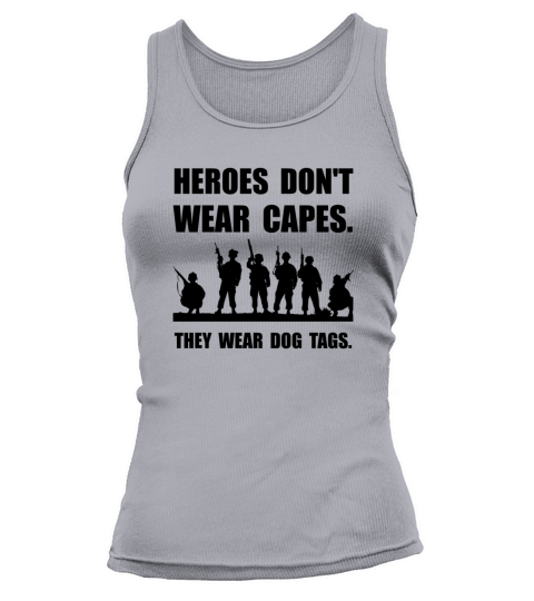 Heroes Wear Dog Tags Tank top Woman