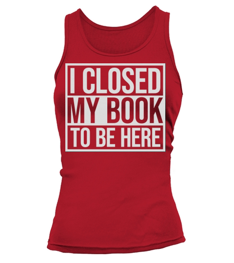I closed my book Tank top Woman
