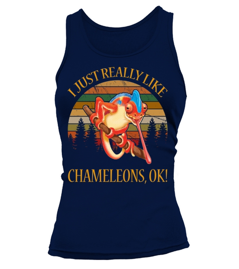 i just really like chameleon Tank top Woman