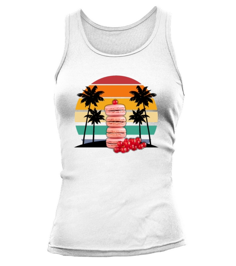 macaron tower vintage Tank top Woman