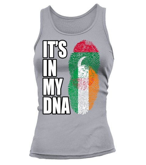Maldivian And Irish Mix Heritage DNA Flag Tank top Woman