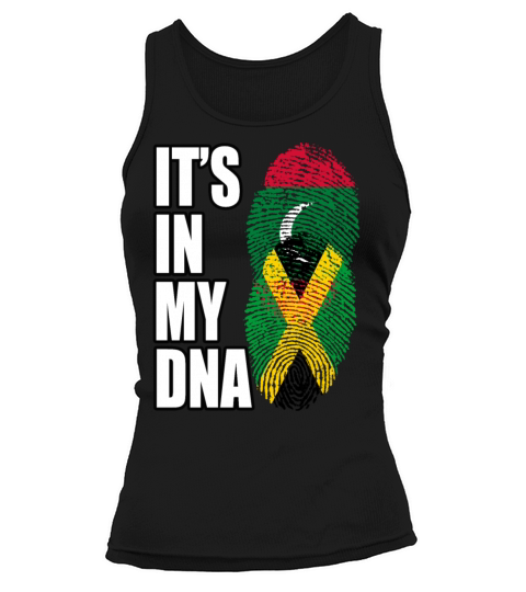 Maldivian And Jamaican Mix Heritage DNA Flag Tank top Woman